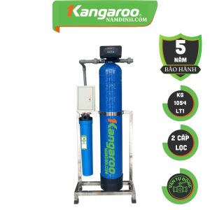 KG1054-LT1,BỘ LỌC TỔNG ĐẦU NGUỒN GIA ĐÌNH,2 CẤP LỌC,VAN TỰ ĐỘNG